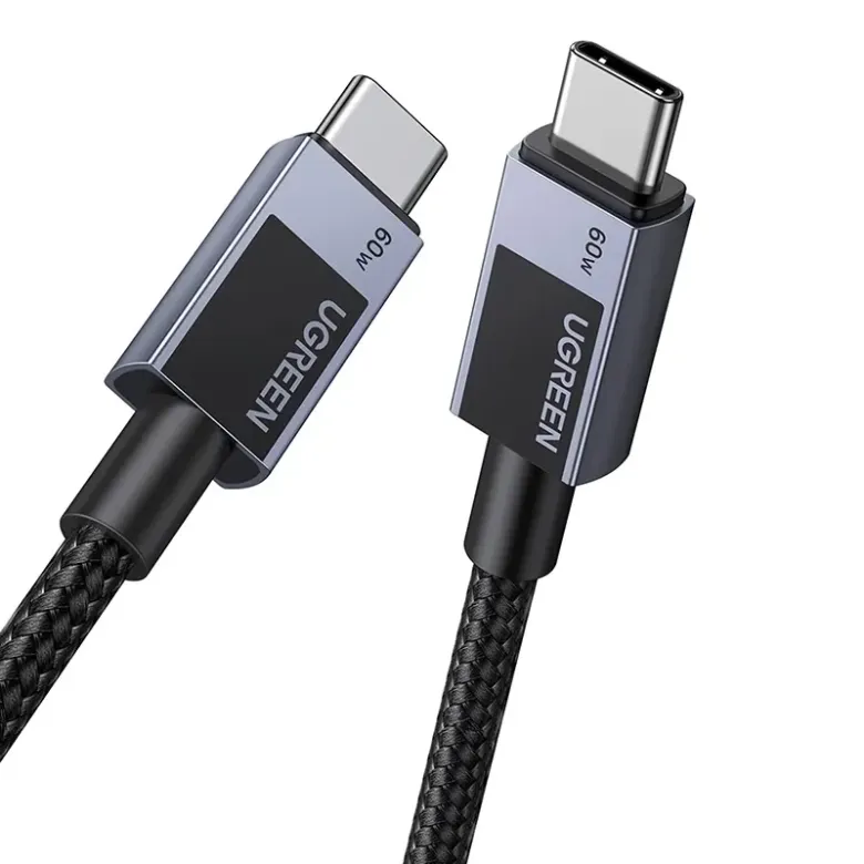 Cable USB-C 2.0 to USB-C 2.0 Ugreen L524 PD 3A 3m (gray)