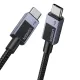 Cable USB-C 2.0 to USB-C 2.0 Ugreen L524 PD 3A 3m (gray)