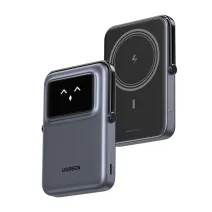 Magnetic Power Bank Ugreen UNO PB572 10000mAh Qi Grey