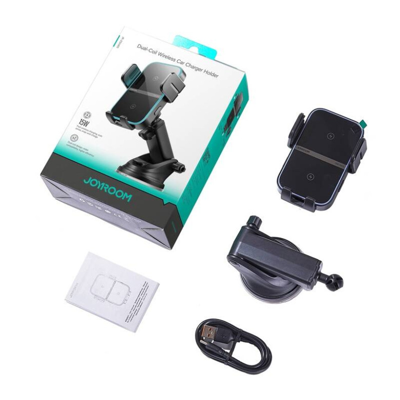 Car Charger Holder Dashboard Joyroom JR-ZS246 (black) Car Charger Holder Dashboard Joyroom JR-ZS246 (black)