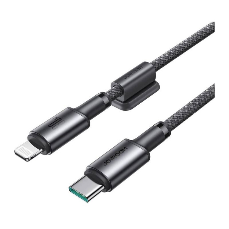 Cable USB-C Lightning Joyroom 30W, 1.2m Gray