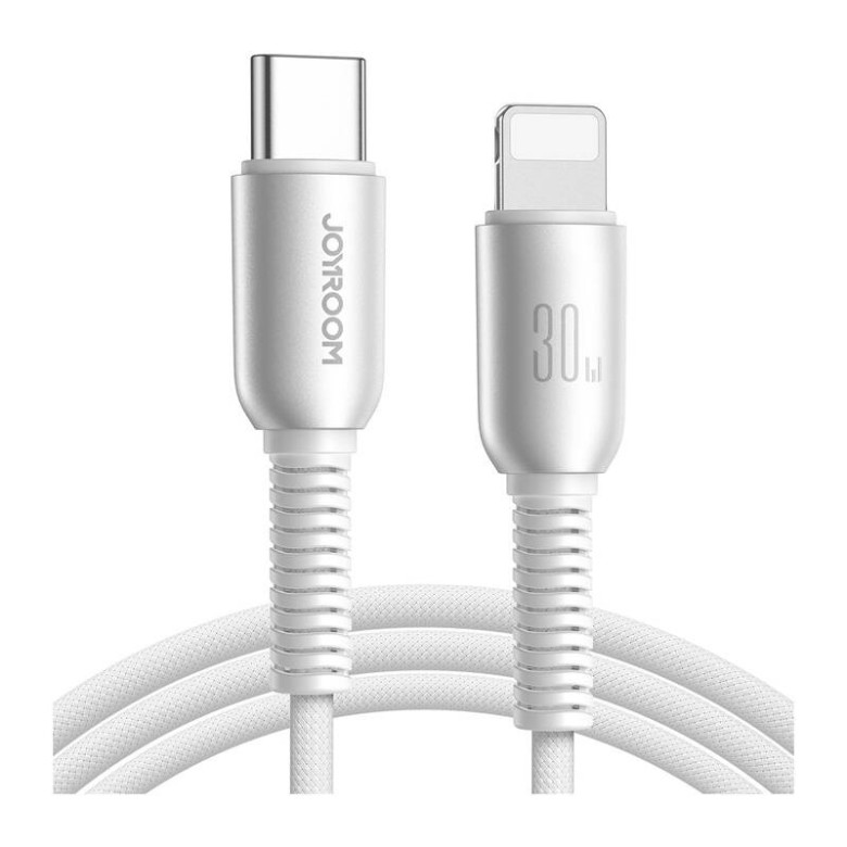 Cable USB-C Lightning Joyroom S-A51 30W, 1.2m gray Cable USB-C Lightning Joyroom S-A51 30W, 1.2m gray