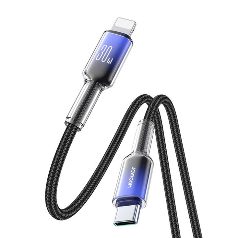 Cable USB-C Lightning Joyroom S-A42 30W 1.2m black