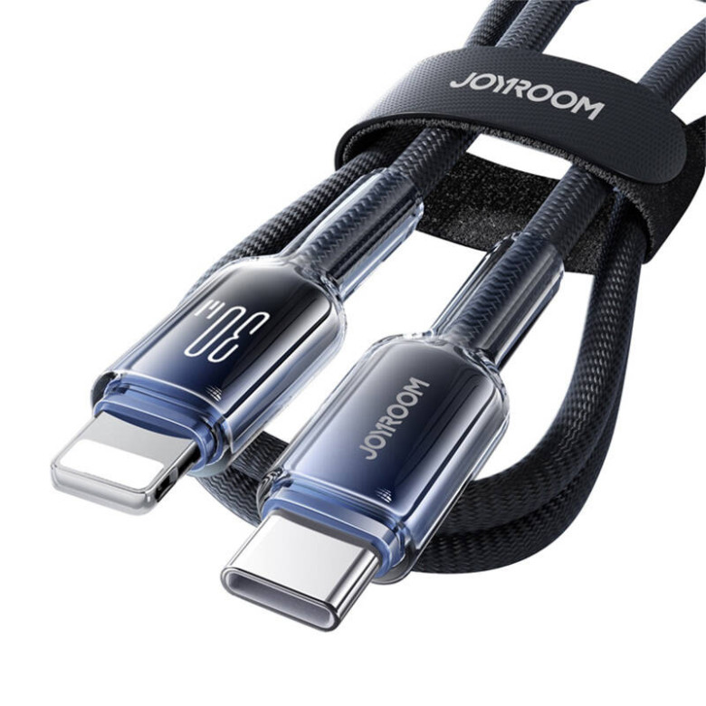 Cable USB-C Lightning Joyroom S-A42 30W 1.2m black