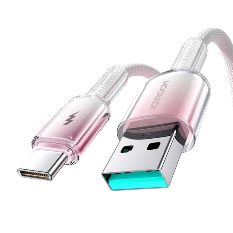 Cable USB-A USB-C Joyroom S-A42 3A 1.2m white Cable USB-A USB-C Joyroom S-A42 3A 1.2m white