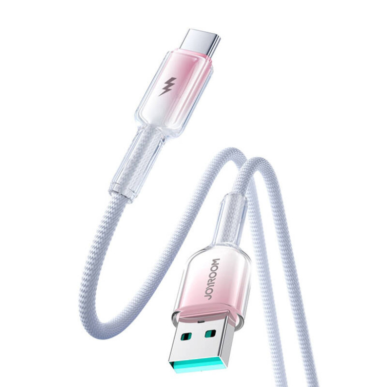 Cable USB-A USB-C Joyroom S-A42 3A 1.2m white Cable USB-A USB-C Joyroom S-A42 3A 1.2m white