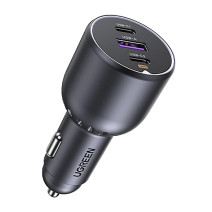 Car Charger UGREEN EC705, USB + 2x USB-C, 130W + 1m 5A Cable Car Charger UGREEN EC705, USB + 2x USB-C, 130W + 1m 5A Cable