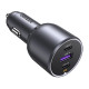 Car Charger UGREEN EC705, USB + 2x USB-C, 130W + 1m 5A Cable
