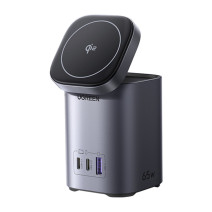 Desktop Fast Charger 2in1 UGREEN X555 USB + 2x USB-C, 65W, GaN