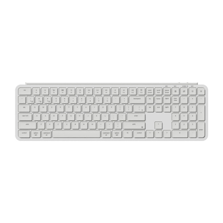 Wireless Keyboard Ultra Slim Keychron B6 Pro 2.4G (white) [B6P-K8]