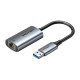 USB-A + USB-C to Gigabit Ethernet Adapter Vention 0.15m