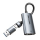 USB-A + USB-C to Gigabit Ethernet Adapter Vention 0.15m