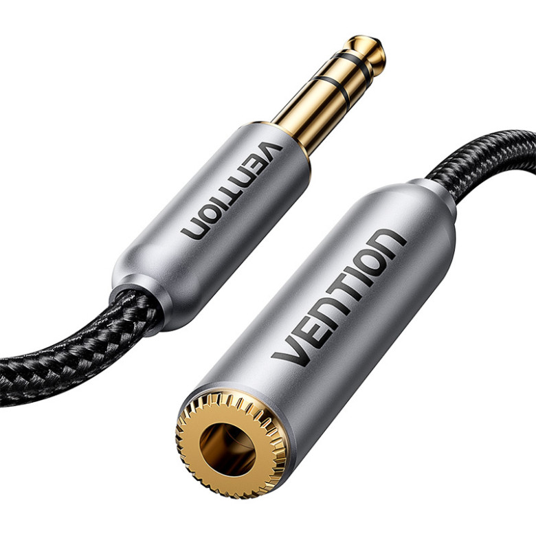 Vention férfi és női 6,35 mm-es audiokábel BCXHHH 2m Vention férfi és női 6,35 mm-es audiokábel BCXHHH 2m