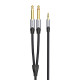 Audio cable 3.5mm male to 2x jack 6.35mm male Vention BARHK 8m