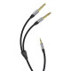 Audio cable 3.5mm male to 2x jack 6.35mm male Vention BARHK 8m
