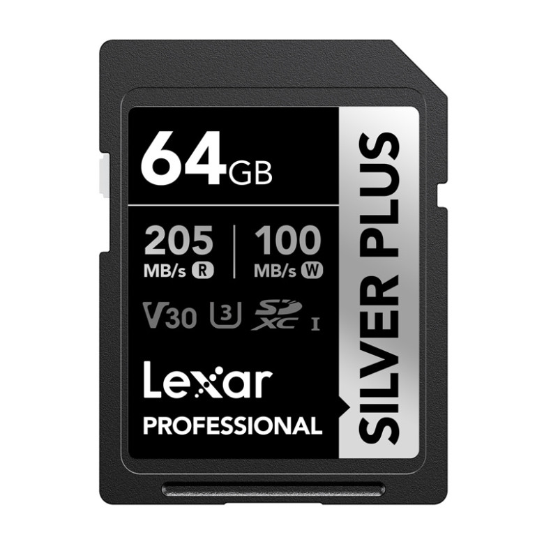 Lexar Professional SILVER PLUS SDXC 64 GB memóriakártya