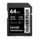 Lexar Professional SILVER PLUS SDXC 64 GB memóriakártya