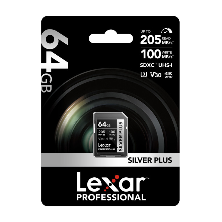 Lexar Professional SILVER PLUS SDXC 64 GB memóriakártya