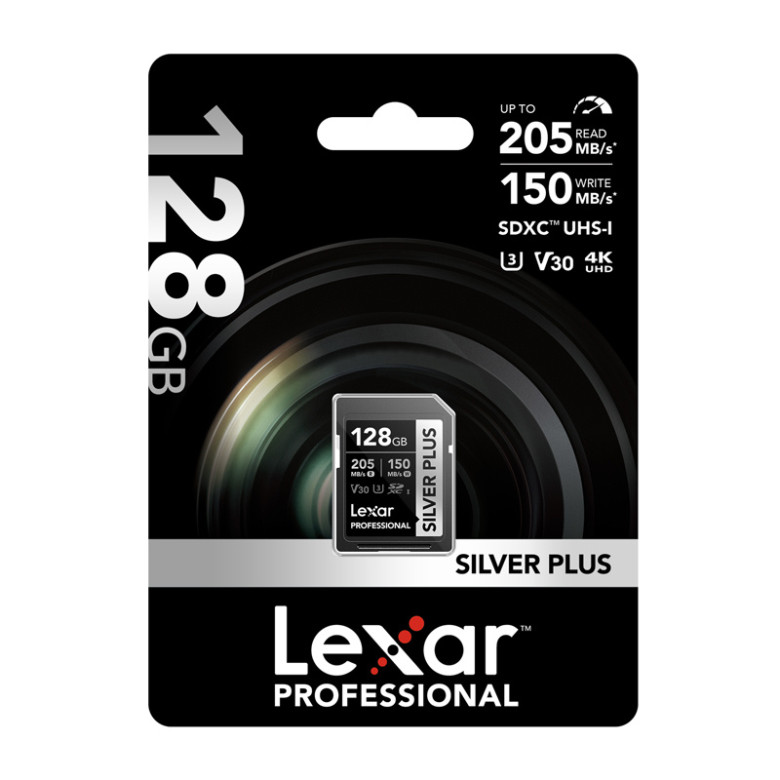 Lexar Professional SILVER PLUS SDXC 128 GB memóriakártya