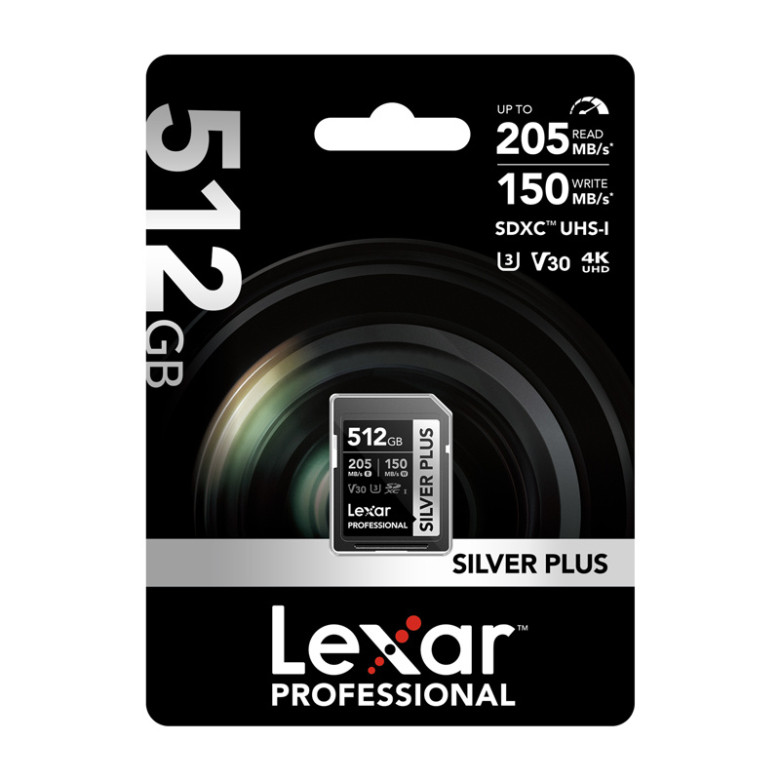Lexar Professional SILVER PLUS SDXC 512 GB memóriakártya