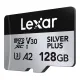 Karta pamięci Lexar High-Performance Silver Plus microSDXC 128GB + adapter