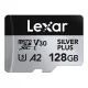 Karta pamięci Lexar High-Performance Silver Plus microSDXC 128GB + adapter