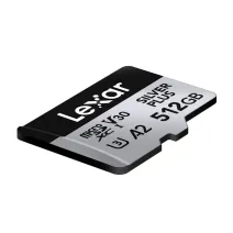 Karta pamięci Lexar High-Performance Silver Plus microSDXC 512GB + adapter