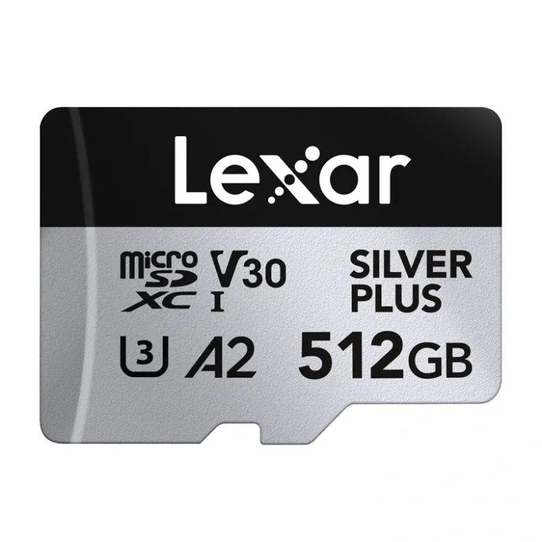 Karta pamięci Lexar High-Performance Silver Plus microSDXC 512GB + adapter