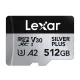 Karta pamięci Lexar High-Performance Silver Plus microSDXC 512GB + adapter