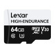 Lexar High-Endurance microSDHC/microSDXC 64GB memóriakártya