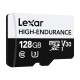 Lexar High-Endurance microSDHC/microSDXC 128GB memóriakártya Lexar High-Endurance microSDHC/microSDXC 128GB memóriakártya