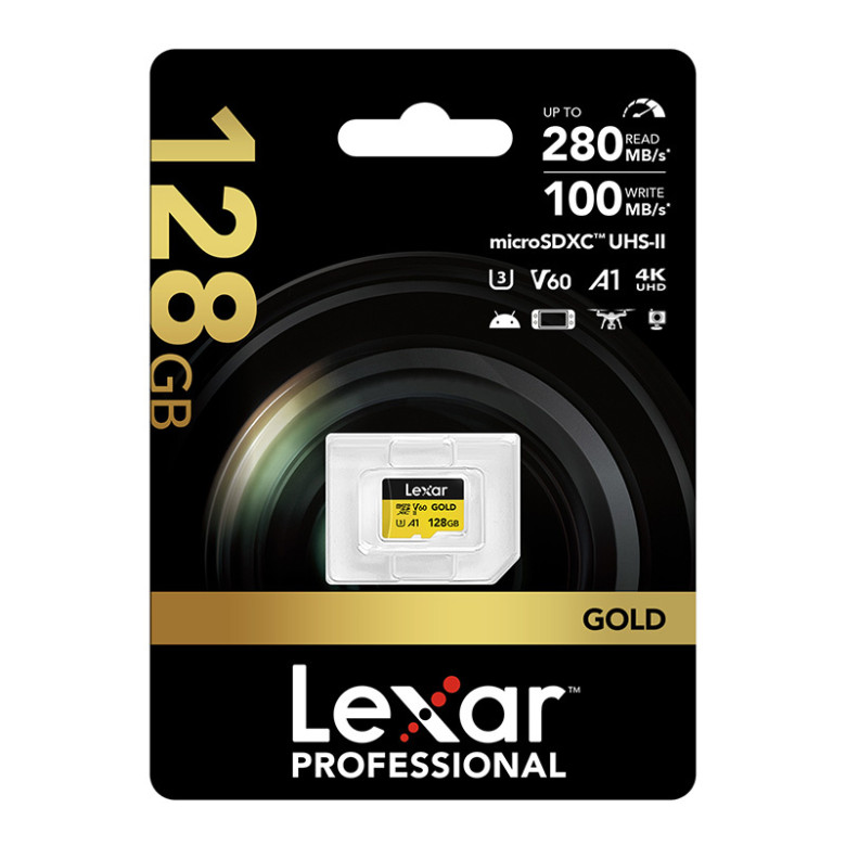 Lexar GOLD microSDXC 128GB memóriakártya Lexar GOLD microSDXC 128GB