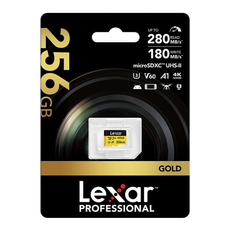 Memóriakártya Lexar GOLD microSDXC 256GB