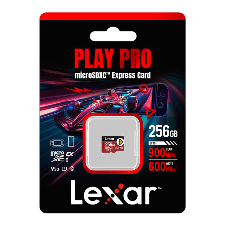 Lexar PLAY Pro microSD Express 7.1 256GB memóriakártya Lexar PLAY Pro microSD Express 7.1 256GB
