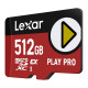 Lexar PLAY Pro microSD Express 7.1 512GB memóriakártya Lexar PLAY Pro microSD Express 7.1 512GB Lexar PLAY Pro microSD Express 7.1 512GB memóriakártya Lexar PLAY Pro microSD Express 7.1 512GB