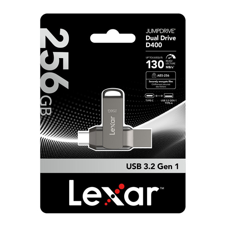 Pendrive Lexar Dual Type-C és Type-A USB 3.1 256GB