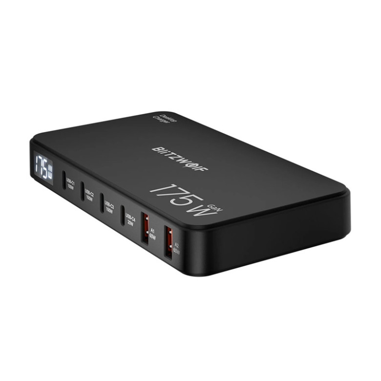 Charging Station 6in1 Blitzwolf BW-S30 4xUSB-C + 2xUSB 175W