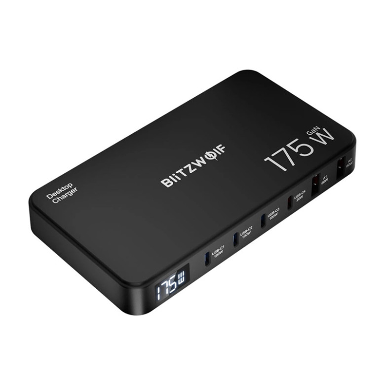 Charging Station 6in1 Blitzwolf BW-S30 4xUSB-C + 2xUSB 175W