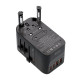 Travel Adapter 5in1 Blitzwolf BW-TA2 2xUSB PD + 2xC QC + C GaN 100W