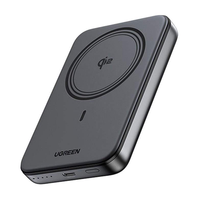 Ugreen PB763 Magnetic 10000mAh Power Bank, Qi2, USB-C, 20W (Black)
