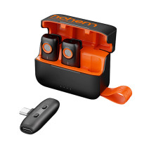 Microphone Hohem (2TX + 1RX +Charging Case )Type-C Microphone Hohem (2TX + 1RX +Charging Case )Type-C
