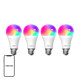 Smart W i-Fi LED Bulb RGBW W 4 Pack