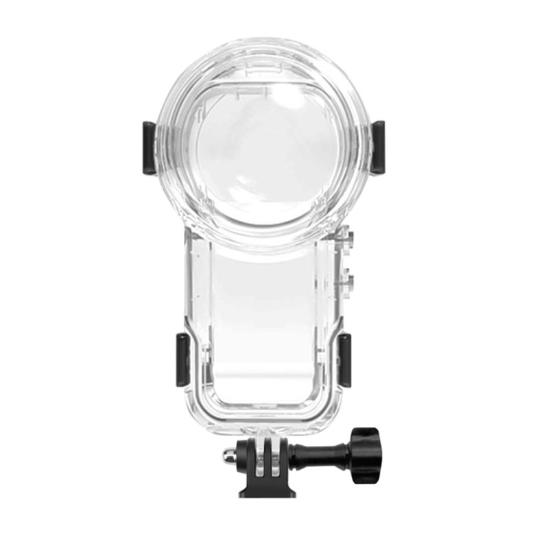 For Insta360 X5 PULUZ 60m Waterproof Sealed Diving Case (Transparent)