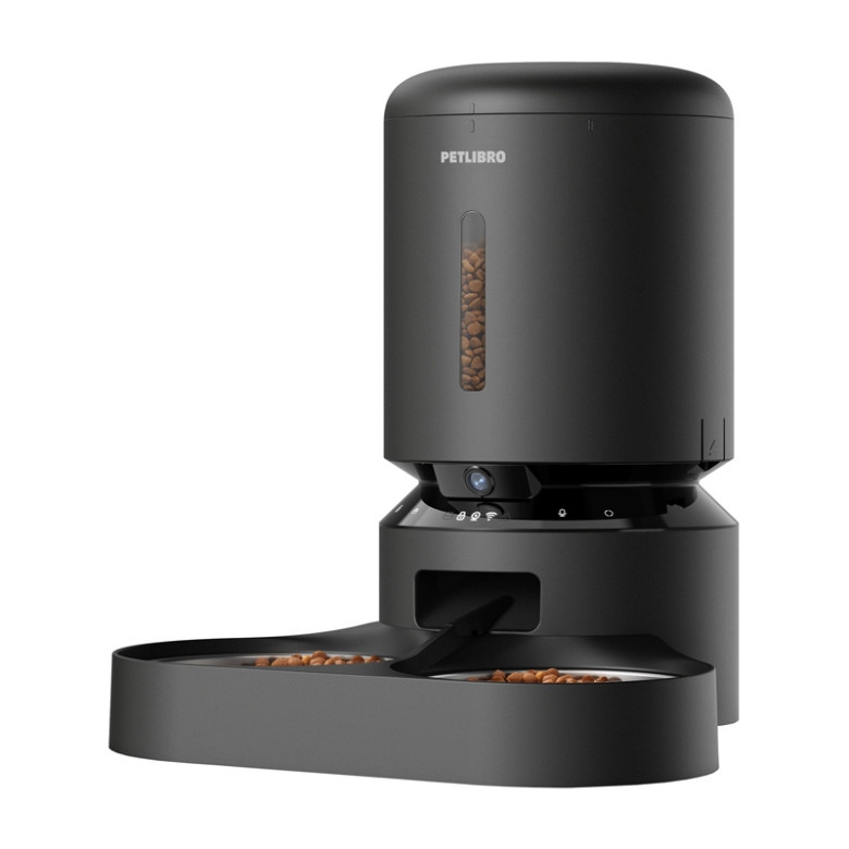 Petlibro Granary Camera Feeder Double Tray, 5L (black)