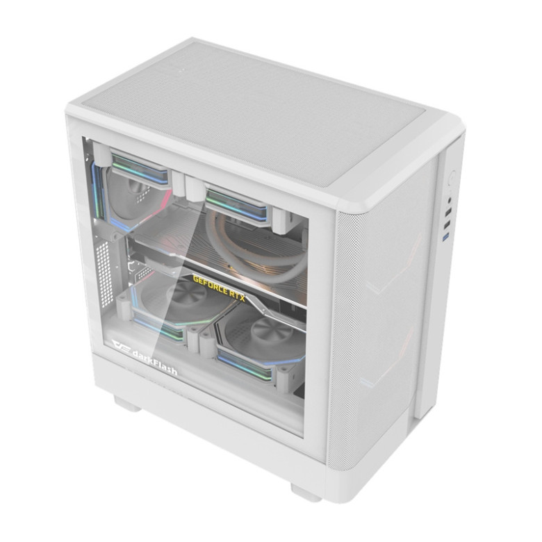 Darkflash DB330M computer case (white)