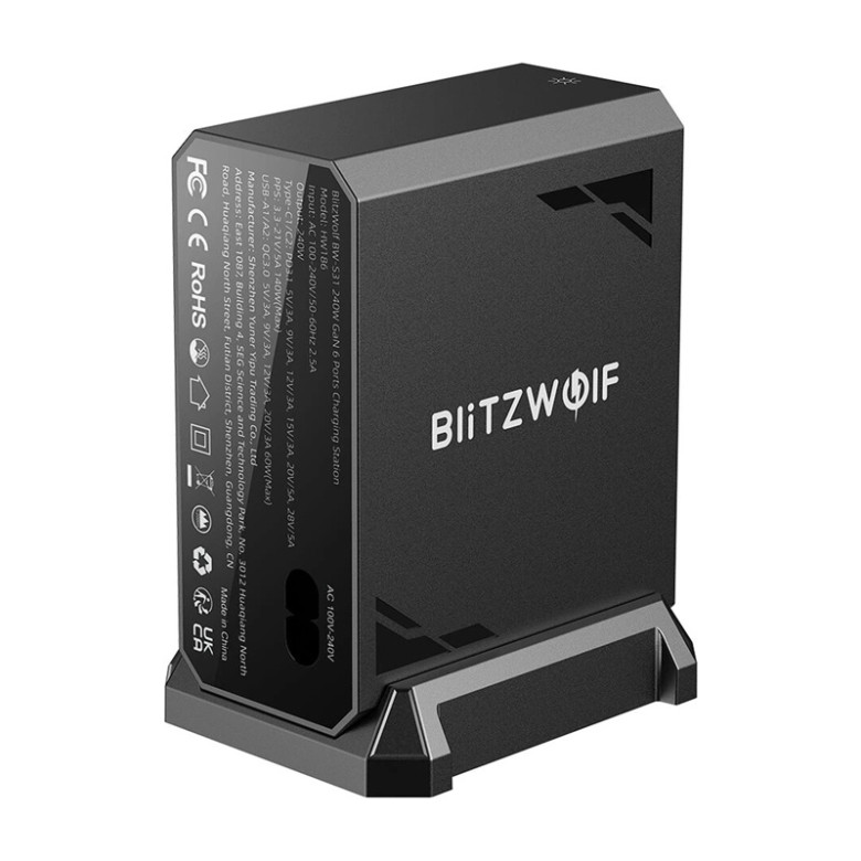 Blitzwolf BW-S31 network charger 2xUSB-A, 4xUSB-C, PD, 240W
