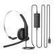 Edifier CC100 Wired Headphones Black