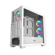 Darkflash DS900WD ATX számítógépház (fehér) + 4 ventilátorok