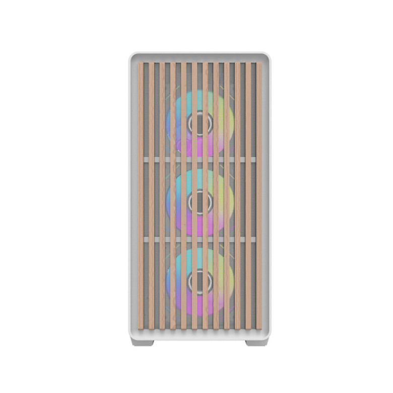 Darkflash DS900WD ATX számítógépház (fehér) + 4 ventilátorok