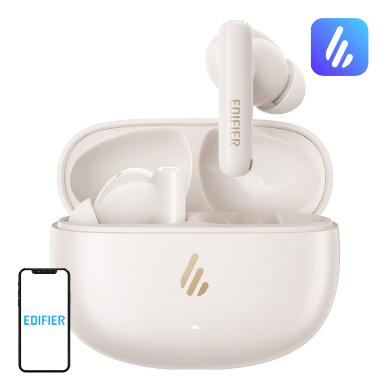 Edifier X5 Pro V25 TWS headphones (ivory)